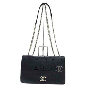 Chanel Punching Chain Bag Black